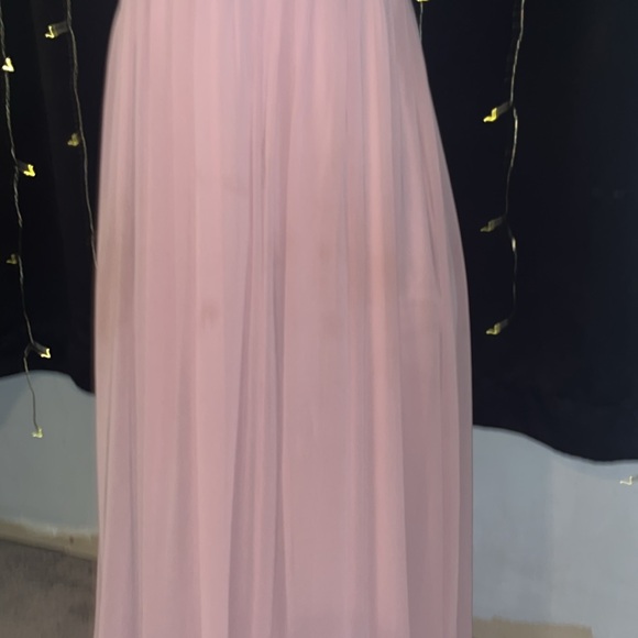 Mauve/Pink Formal Long Dress Size 15 - Picture 3 of 11
